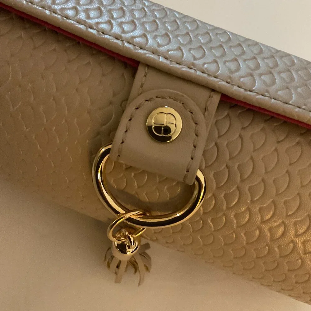 VLANDO VIAGGIO Round Cylinder Travel Jewelry Case NWOT - Picture 2 of 7